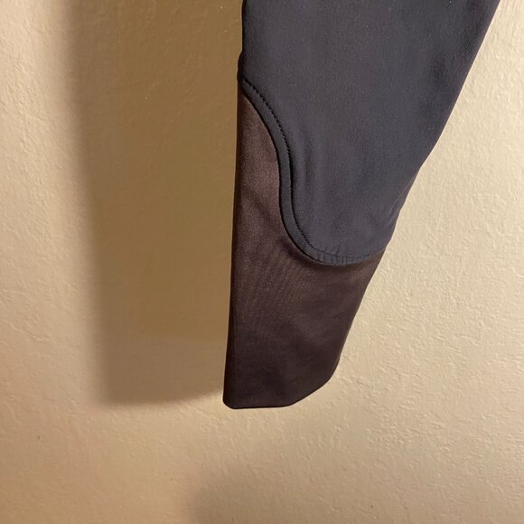 Pikeur Full-Seat Grip Breeches - Size 31/32 (EU 42) - Black with Silver Trim - Picture 8 of 13